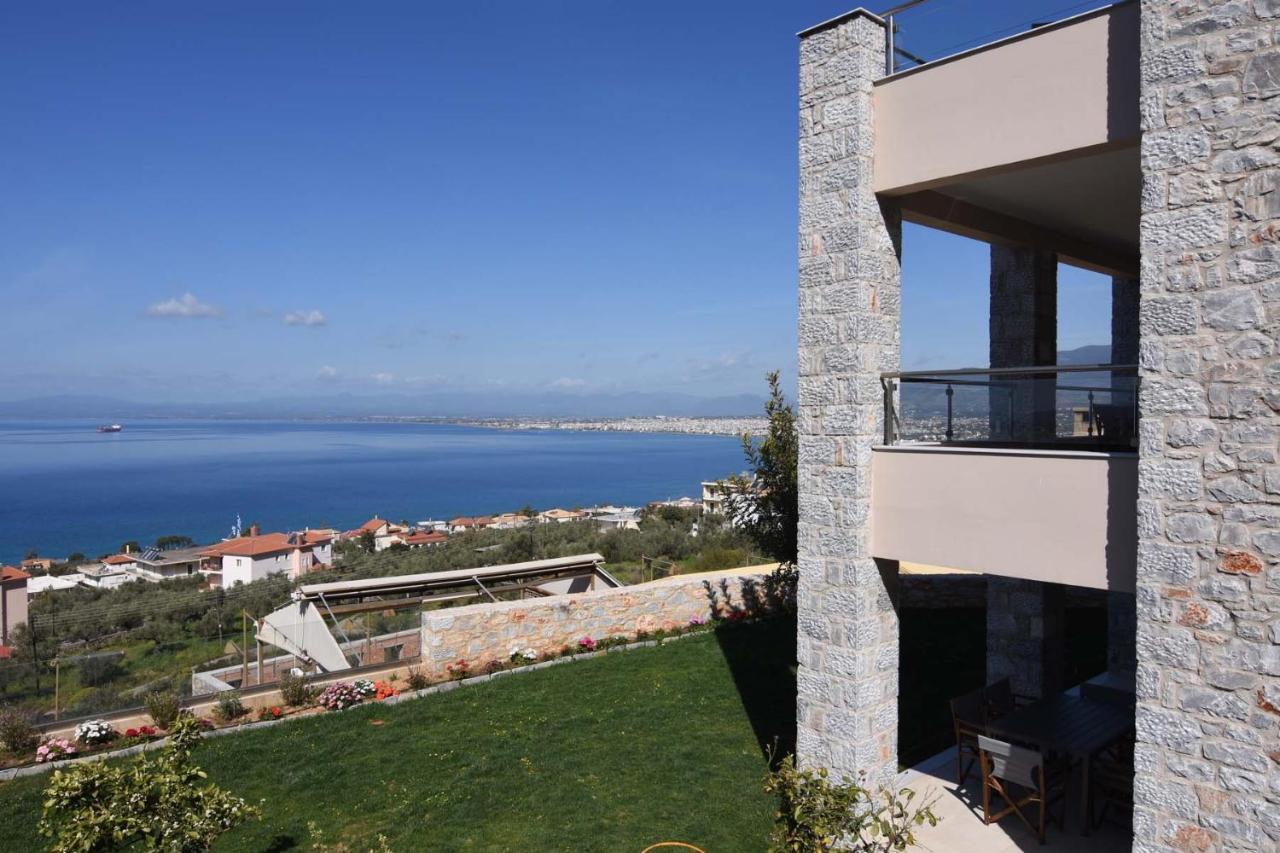 Villa Dafni - Infinite Sea Vistas With Private Pool Kalamata Exteriör bild