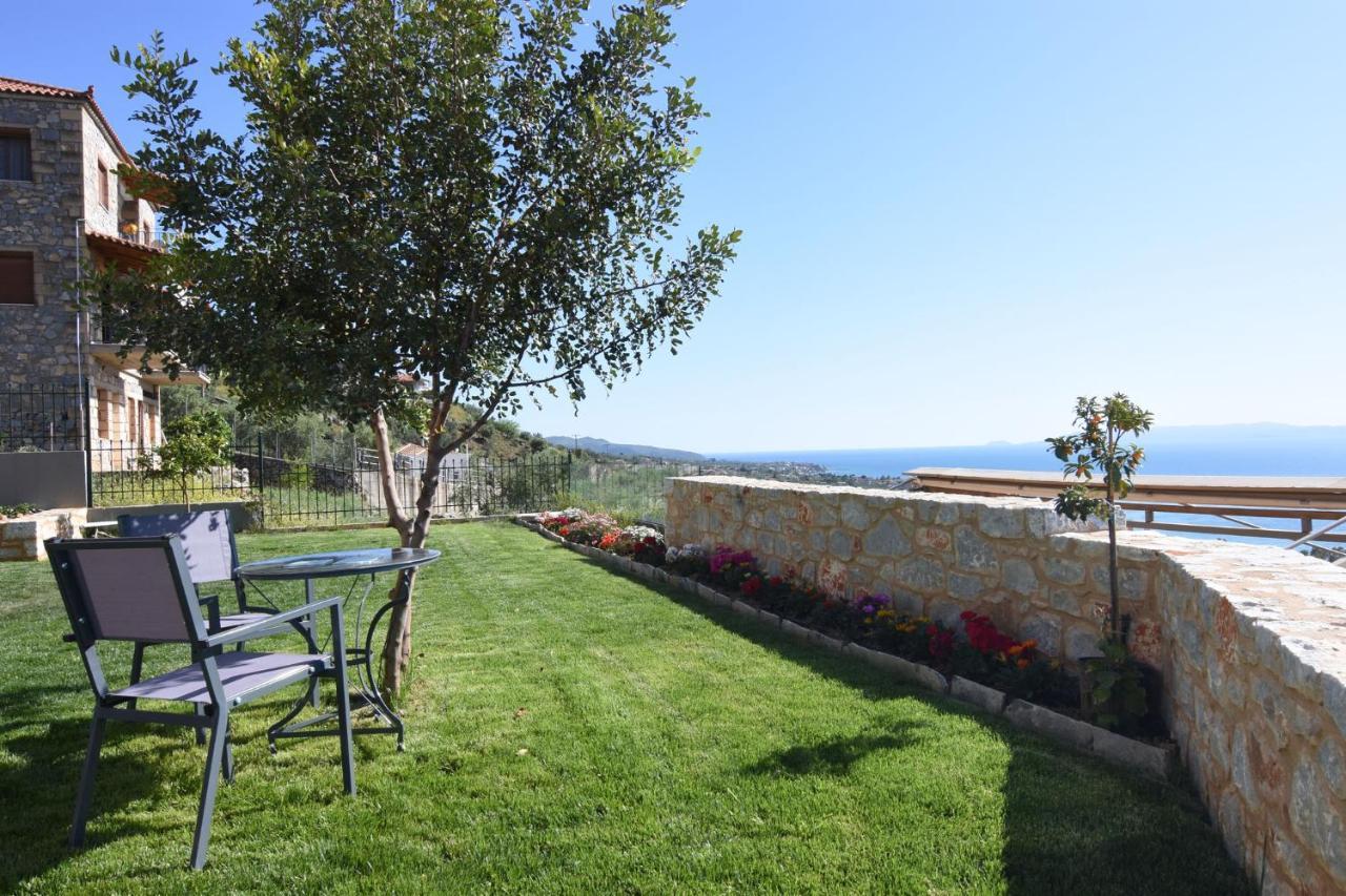 Villa Dafni - Infinite Sea Vistas With Private Pool Kalamata Exteriör bild