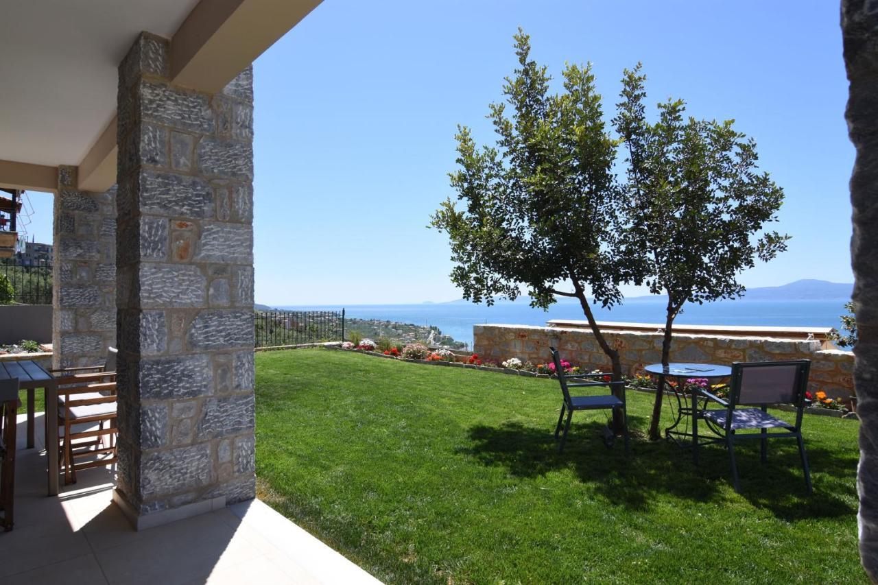 Villa Dafni - Infinite Sea Vistas With Private Pool Kalamata Exteriör bild