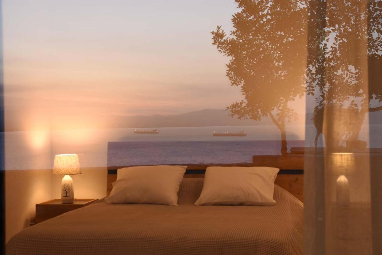 Villa Dafni - Infinite Sea Vistas With Private Pool Kalamata Exteriör bild