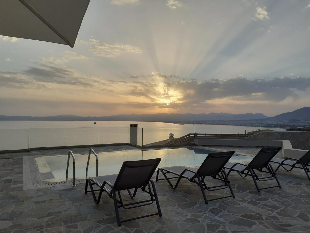 Villa Dafni - Infinite Sea Vistas With Private Pool Kalamata Exteriör bild